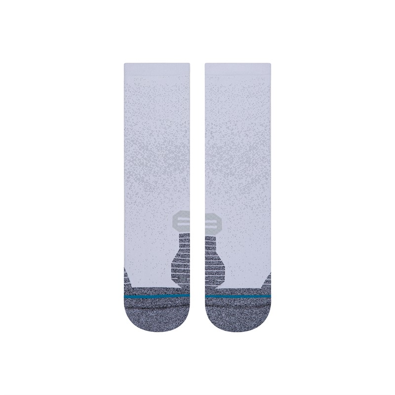 STANCE Running Crew Socks White