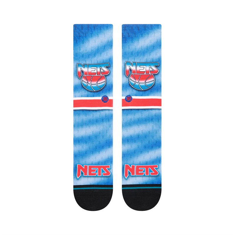 STANCE NBA Brooklyn Nets Fader Crew Socks Blue