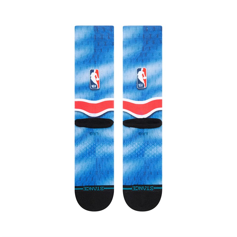 STANCE NBA Brooklyn Nets Fader Crew Socks Blue