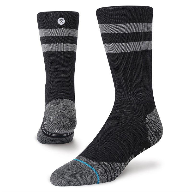 STANCE Lightweight Running Crew Socks Black