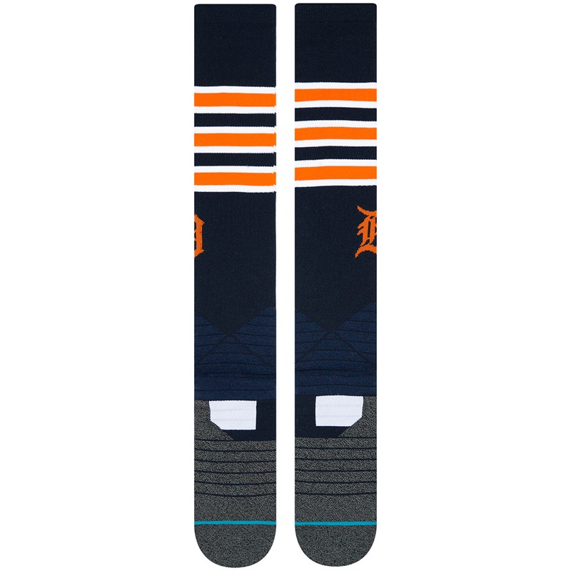 STANCE MLB Detroit Tigers Stripe Crew Socks Orange