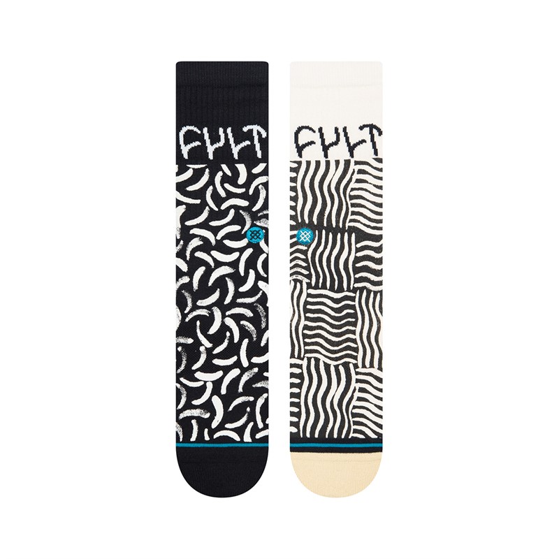 STANCE Cult X STANCE Crew Socks Black