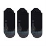 STANCE Lightweight Three Pack Running No Show Socks Black