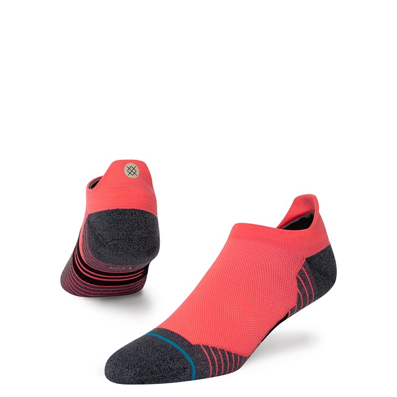 STANCE Ultra Cushioned Running Tab Socks Neon Pink