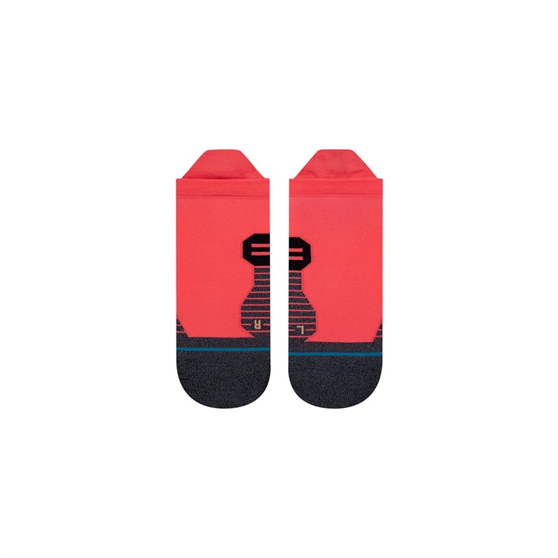 STANCE Ultra Cushioned Running Tab Socks Neon Pink