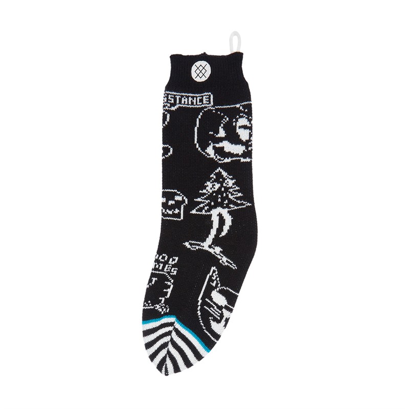 STANCE Christmas Stocking Black