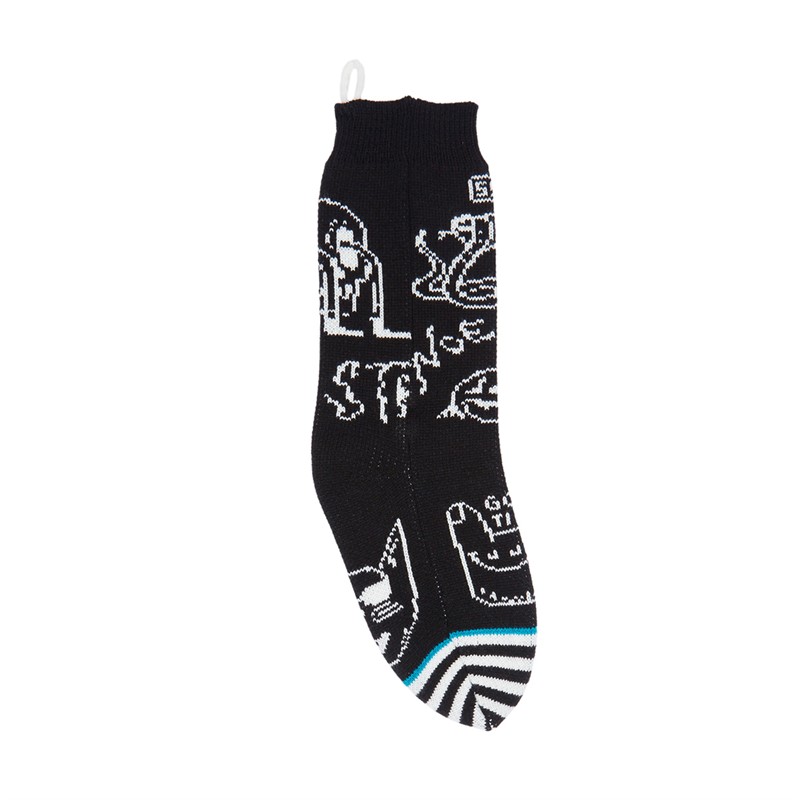 STANCE Christmas Stocking Black