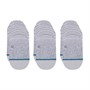STANCE Womens Sensible Three Pack No Show Socks Heather Grey