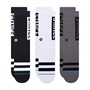 STANCE The OG Three Pack Crew Socks Black White