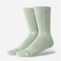 STANCE Icon Dyed Crew Socks Sea Green