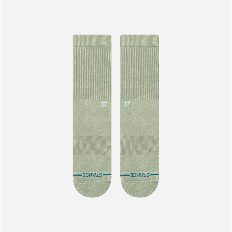 STANCE Icon Dyed Crew Socks Sea Green