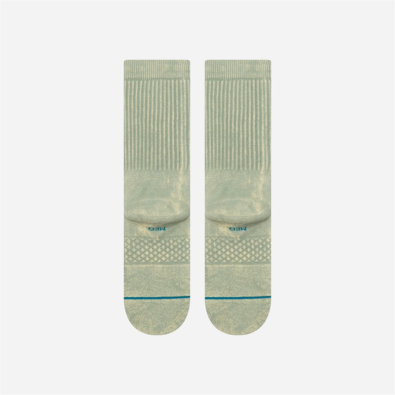 STANCE Icon Dyed Crew Socks Sea Green