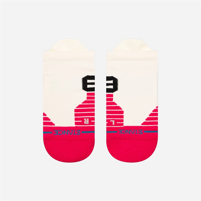 STANCE Womens Minimal Mid Tab Running Socks Magenta