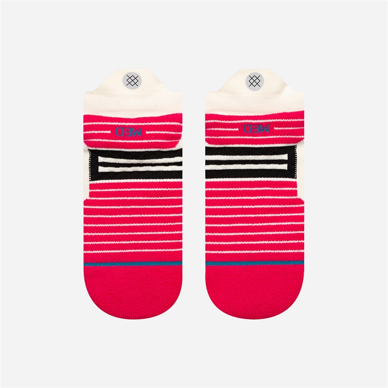 STANCE Womens Minimal Mid Tab Running Socks Magenta