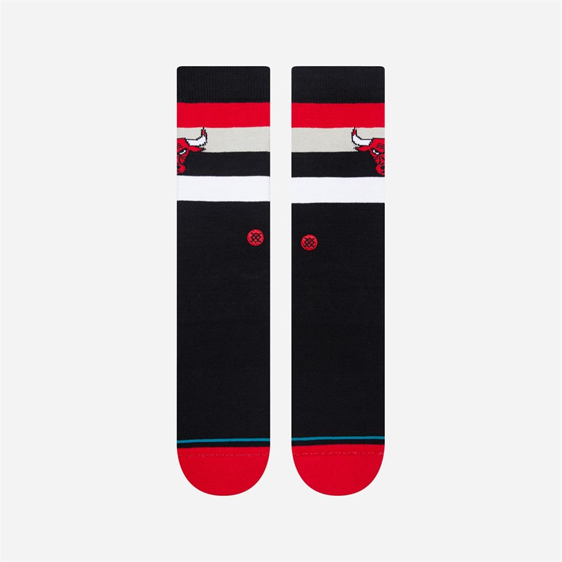 STANCE NBA Chicago Bulls Cushioned Crew Socks Red