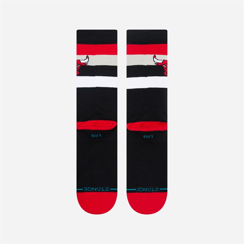 STANCE NBA Chicago Bulls Cushioned Crew Socks Red
