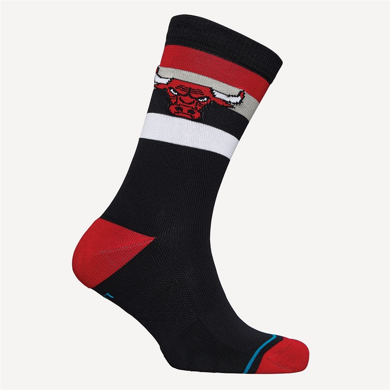 STANCE NBA Chicago Bulls Cushioned Crew Socks Red
