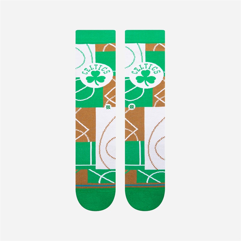 STANCE NBA Boston Celtics Zone Graphic Crew Socks Green