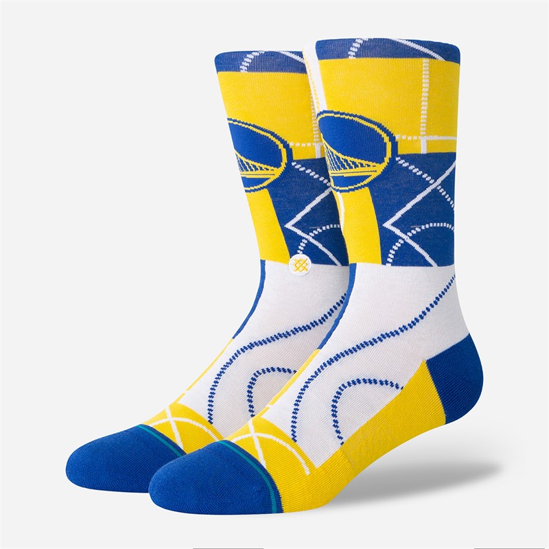 STANCE NBA Golden State Warriors Zone Graphic Crew Socks Royal