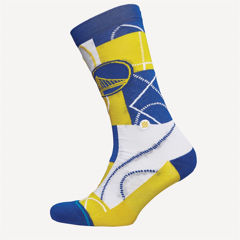 STANCE NBA Golden State Warriors Zone Graphic Crew Socks Royal