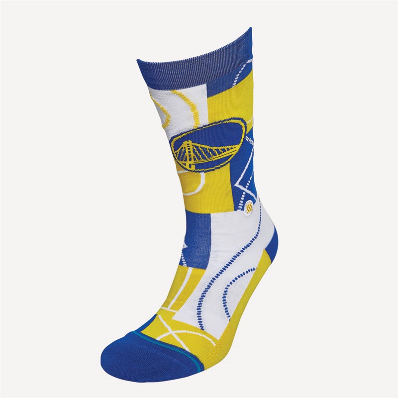STANCE NBA Golden State Warriors Zone Graphic Crew Socks Royal