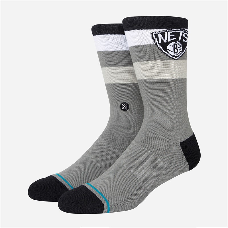 STANCE NBA New York Nets Cushioned Crew Socks Black