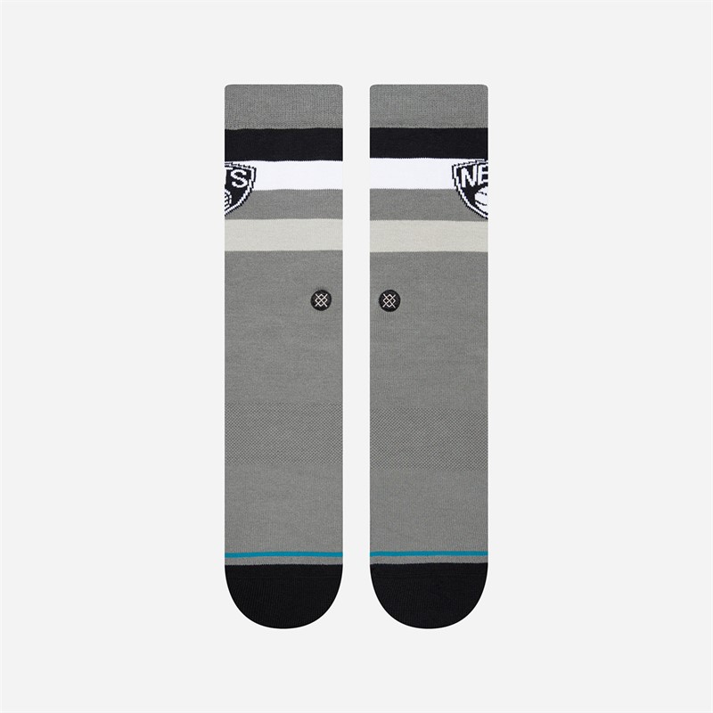 STANCE NBA New York Nets Cushioned Crew Socks Black