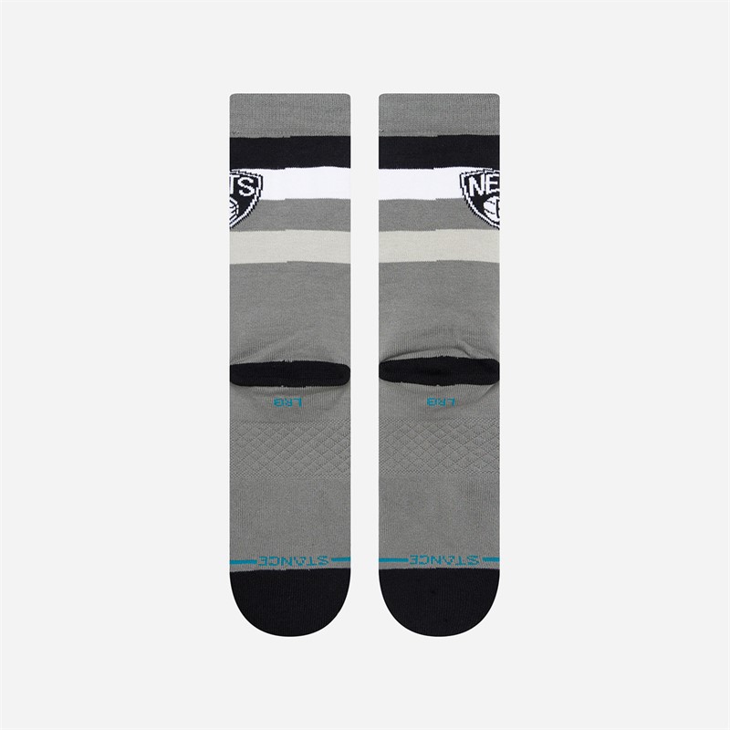 STANCE NBA New York Nets Cushioned Crew Socks Black