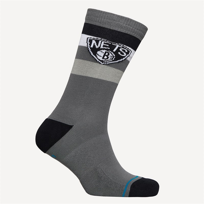 STANCE NBA New York Nets Cushioned Crew Socks Black