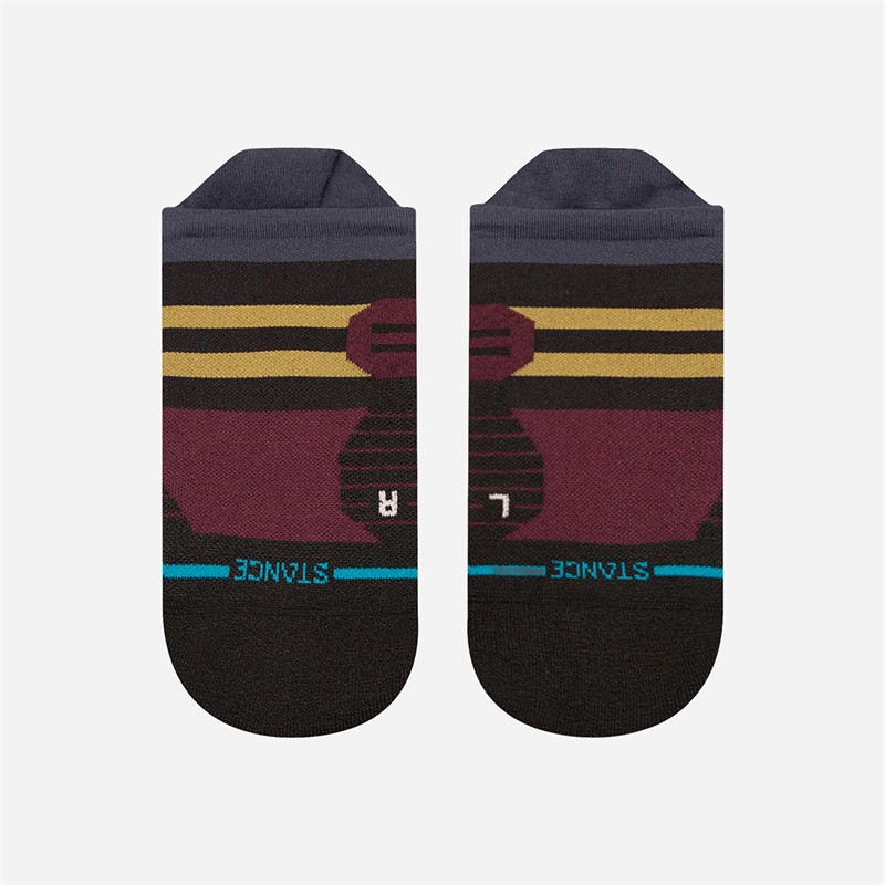 STANCE Womens So Sporty Light Tab Running Socks Black