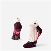 STANCE Womens Micro Light Tab Running Socks Magenta