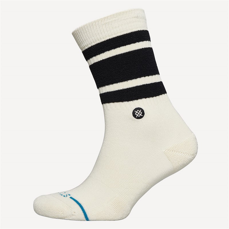 STANCE Boyd Cozy Crew Socks Black/White