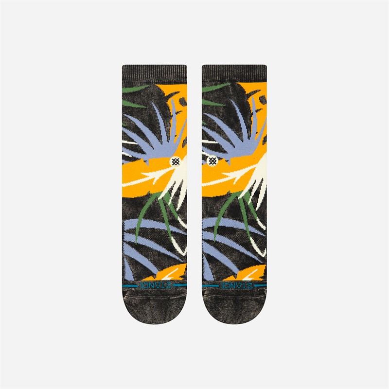 STANCE Yacht Club Graphic Crew Socks Black