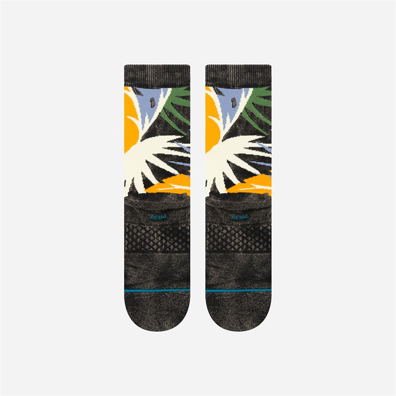 STANCE Yacht Club Graphic Crew Socks Black