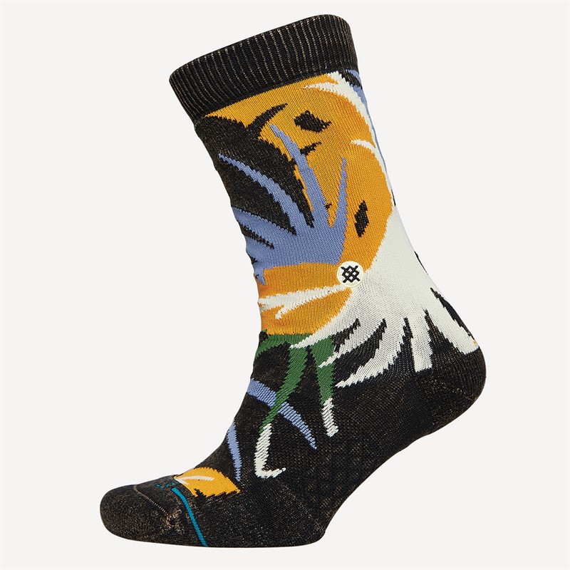 STANCE Yacht Club Graphic Crew Socks Black