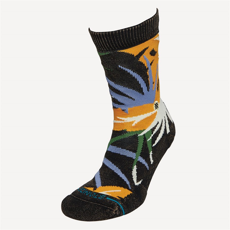 STANCE Yacht Club Graphic Crew Socks Black