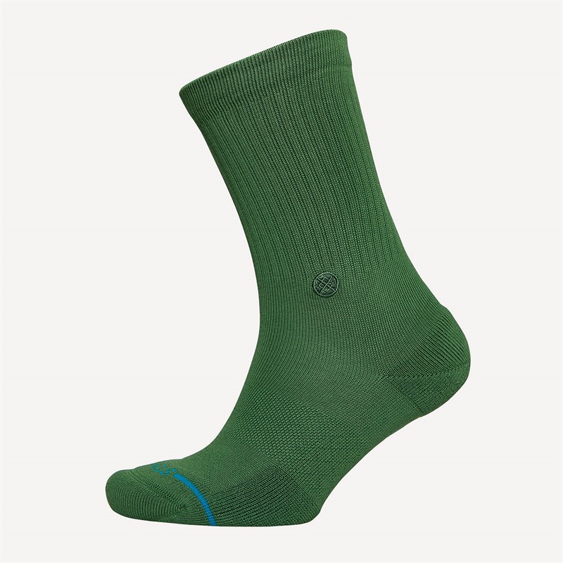 STANCE Icon Three Pack Crew Socks Ice Blue