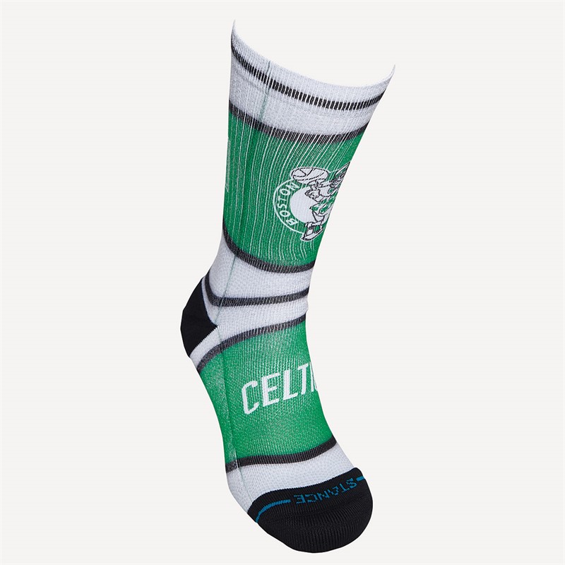 STANCE NBA Boston Celtics Mini Ball Graphic Crew Socks Green