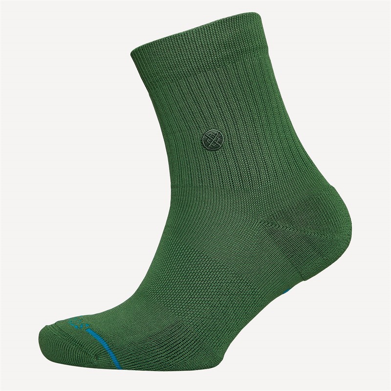 STANCE Icon Three Pack Quarter Socks Green