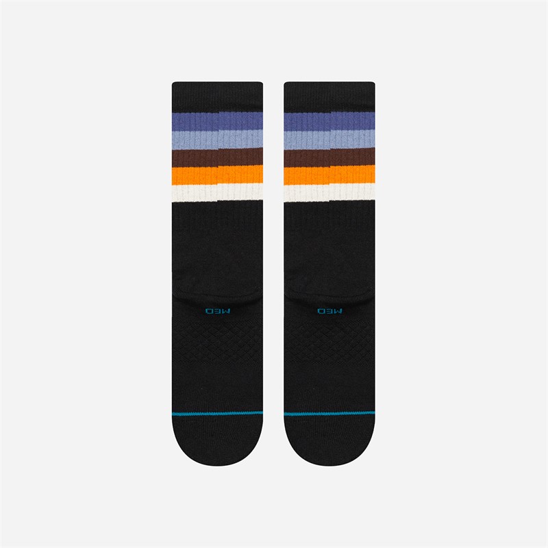 STANCE Maliboo Striped Crew Socks Indigo