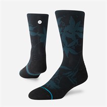 STANCE Off The Trail Graphic Crew Socks Black