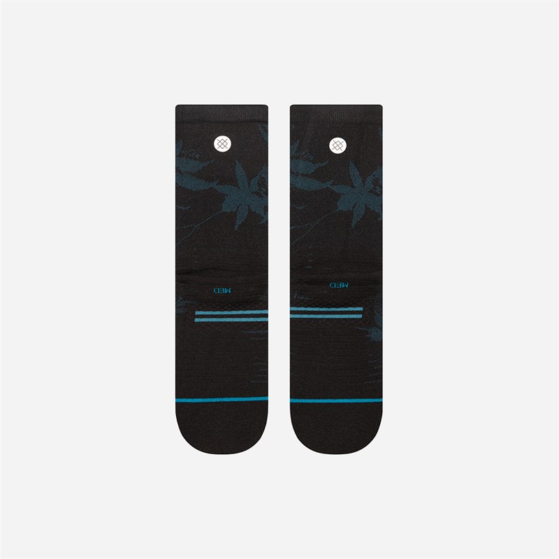 STANCE Off The Trail Graphic Crew Socks Black