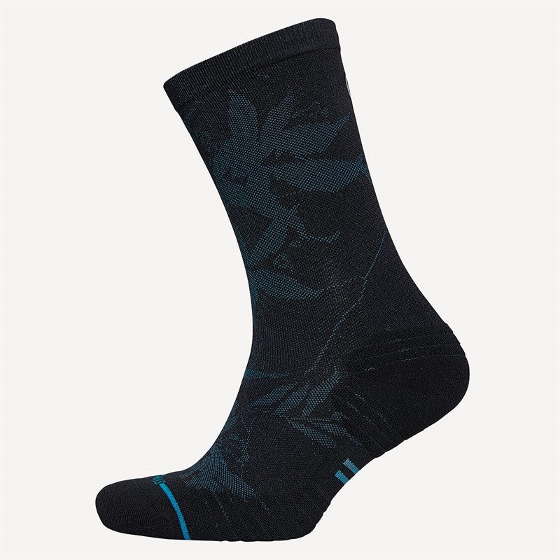 STANCE Off The Trail Graphic Crew Socks Black