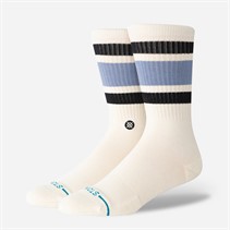 STANCE Boyd Striped Crew Socks Stone Blue