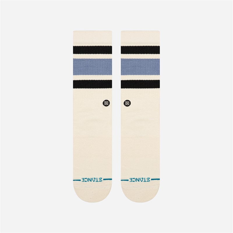 STANCE Boyd Striped Crew Socks Stone Blue