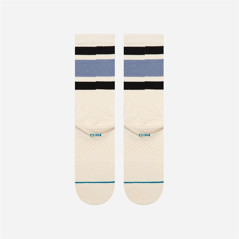 STANCE Boyd Striped Crew Socks Stone Blue