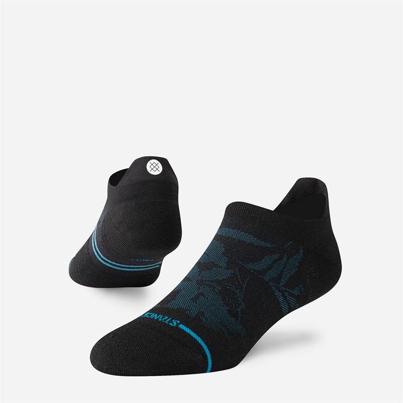 STANCE Off The Trail Graphic Light Tab Running Socks Black