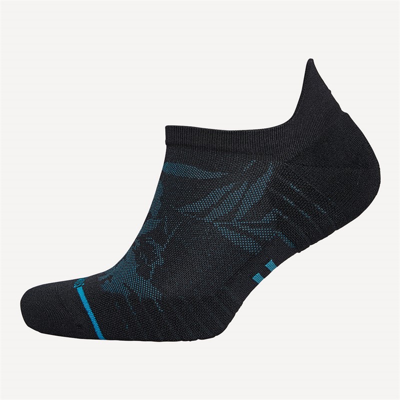 STANCE Off The Trail Graphic Light Tab Running Socks Black