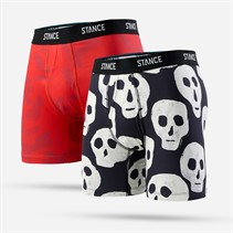 STANCE Mens Lino Two Pack Boxers Multi