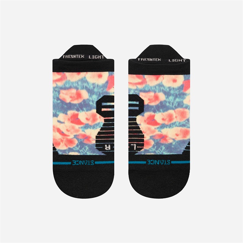 STANCE Womens Pop Light Tab Running Socks Black